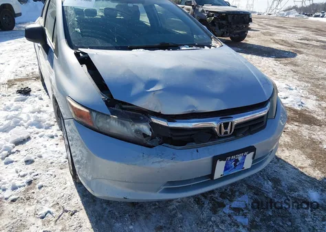2012 Honda Civic Lx z USA, uszkodzony, nr VIN 19XFB2F50CE357208